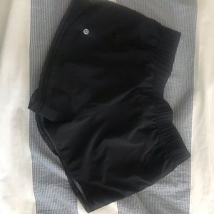 Black and blue lululemon reversible shorts !